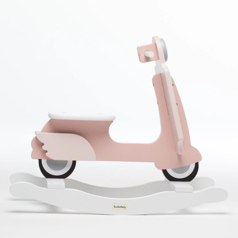 RocketBaby Rocking Toy Scooter Pink - Picture 2 of 6